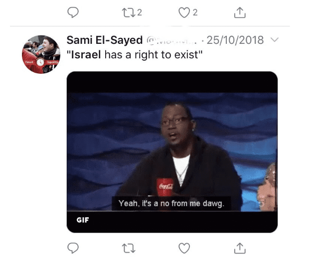 IIA blog - the true face of BDS on twitter