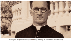 Monsignor Hugh O’Flaherty in Rome (Courtesy of the Marie Lalor Archive)