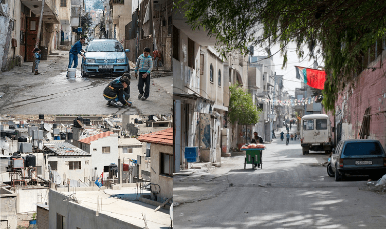 Scenes from the town of Balata near Nablus in the West Bank