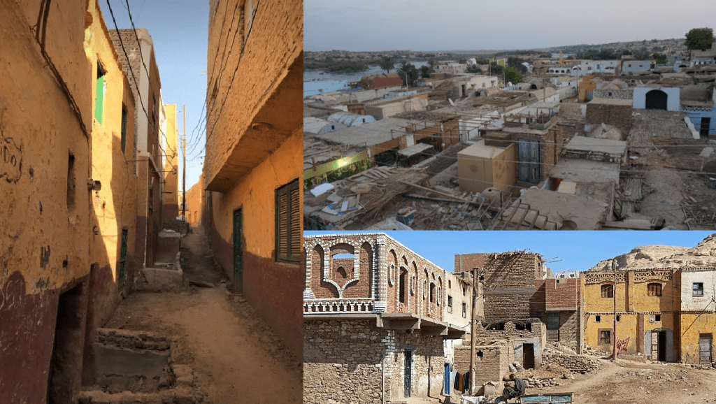 Scenes from various towns in Upper Egypt