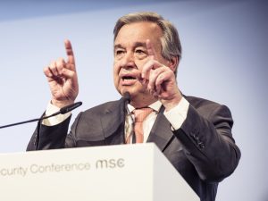 United Nations (UN) Secretary-General, Senhor António Guterres